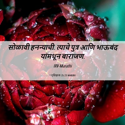 Picture 06 - 1 इतिहास 25:23 MARIRV - सोळावी हनन्याची. - Bible Verse Picture
