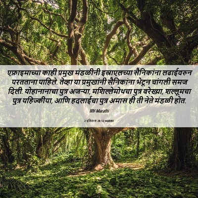 Picture 06 - 2 इतिहास 28:12 MARIRV - एफ्राइमाच्या काही - Bible Verse Picture