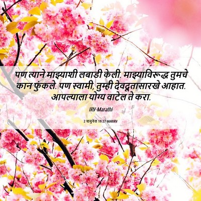 Picture 06 - 2 शमुवेल 19:27 MARIRV - पण त्याने - Bible Verse Picture