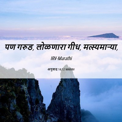 Picture 06 - अनुवाद 14:12 MARIRV - पण गरुड, लोळणारा - Bible Verse Picture