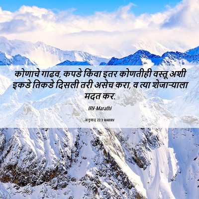 Picture 06 - अनुवाद 22:3 MARIRV - कोणाचे गाढव, कपडे - Bible Verse Picture