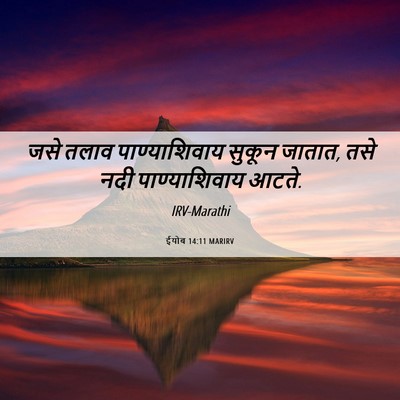 Picture 06 - ईयोब 14:11 MARIRV - जसे तलाव - Bible Verse Picture