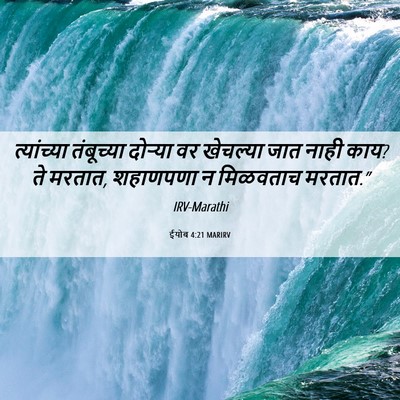 Picture 06 - ईयोब 4:21 MARIRV - त्यांच्या - Bible Verse Picture