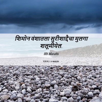 Picture 06 - गणना 1:6 MARIRV - शिमोन वंशातला - Bible Verse Picture