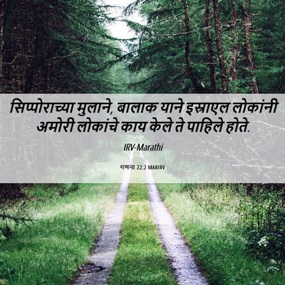Picture 06 - गणना 22:2 MARIRV - सिप्पोराच्या - Bible Verse Picture