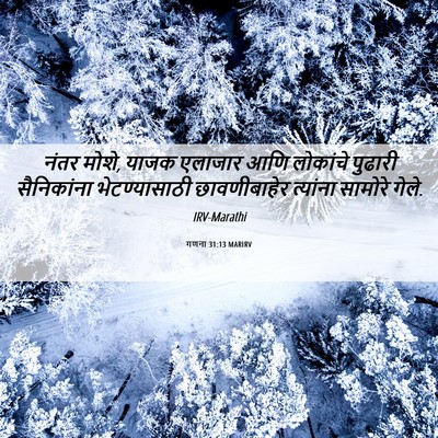 Picture 06 - गणना 31:13 MARIRV - नंतर मोशे, याजक - Bible Verse Picture