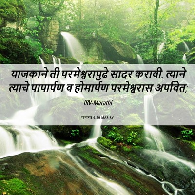 Picture 06 - गणना 6:16 MARIRV - याजकाने ती - Bible Verse Picture