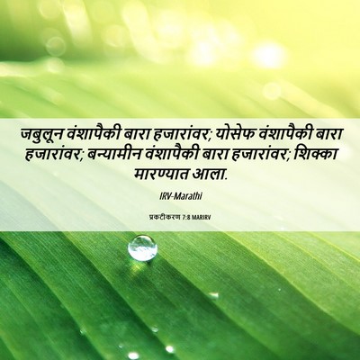 Picture 06 - प्रकटीकरण 7:8 MARIRV - जबुलून वंशापैकी - Bible Verse Picture
