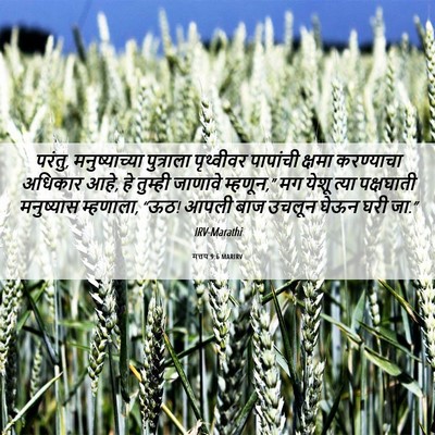 Picture 06 - मत्तय 9:6 MARIRV - परंतु, - Bible Verse Picture