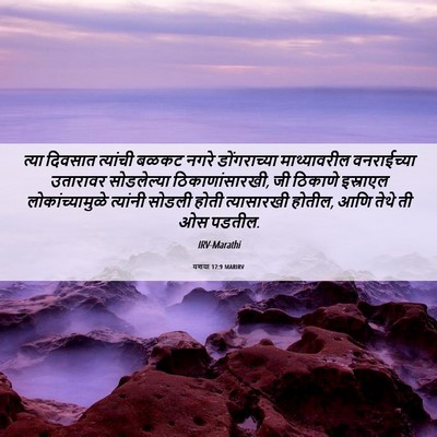 Picture 06 - यशया 17:9 MARIRV - त्या दिवसात - Bible Verse Picture