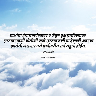 Picture 06 - यशया 24:13 MARIRV - द्राक्षांचा हंगाम - Bible Verse Picture