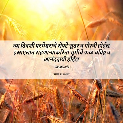 Picture 06 - यशया 4:2 MARIRV - त्या दिवशी - Bible Verse Picture