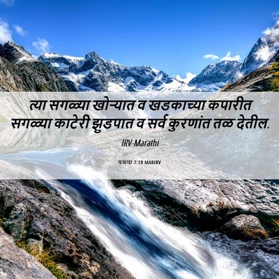 Picture 06 - यशया 7:19 MARIRV - त्या सगळ्या - Bible Verse Picture