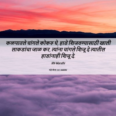 Picture 06 - यहेज्केल 24:5 MARIRV - कळपातले चांगले - Bible Verse Picture