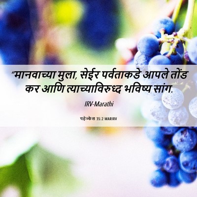 Picture 06 - यहेज्केल 35:2 MARIRV - “मानवाच्या मुला, - Bible Verse Picture
