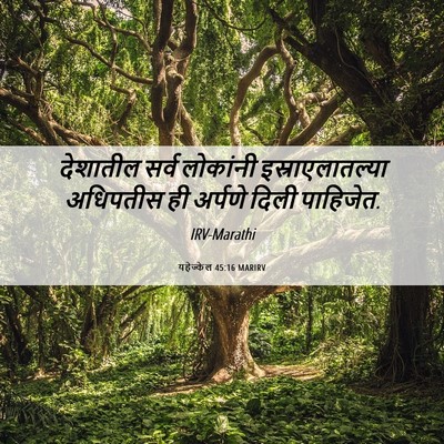 Picture 06 - यहेज्केल 45:16 MARIRV - देशातील सर्व - Bible Verse Picture