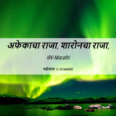 Picture 06 - यहोशवा 12:18 MARIRV - अफेकाचा राजा, - Bible Verse Picture