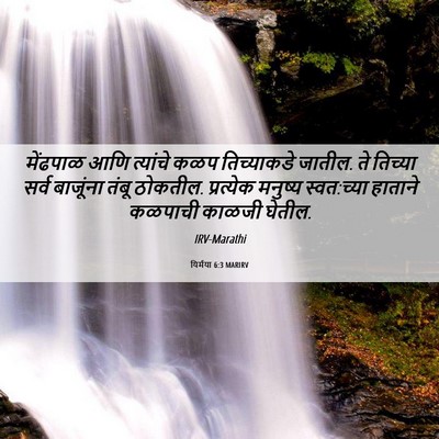 Picture 06 - यिर्मया 6:3 MARIRV - मेंढपाळ आणि - Bible Verse Picture