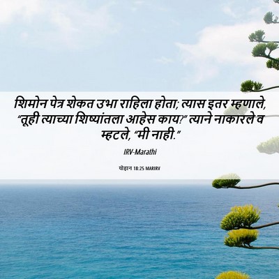 Picture 06 - योहान 18:25 MARIRV - शिमोन पेत्र शेकत - Bible Verse Picture