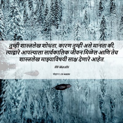 Picture 06 - योहान 5:39 MARIRV - तुम्ही शास्त्रलेख - Bible Verse Picture