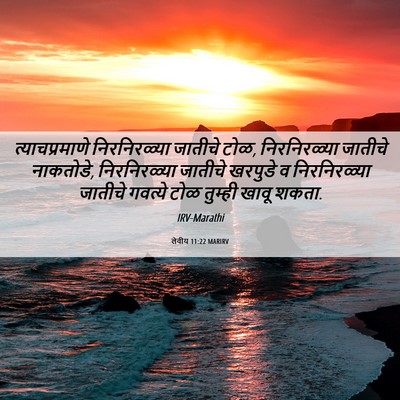 Picture 06 - लेवीय 11:22 MARIRV - त्याचप्रमाणे - Bible Verse Picture