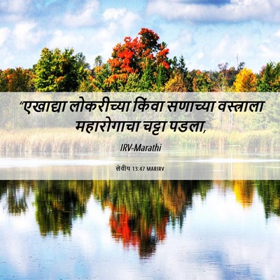 Picture 06 - लेवीय 13:47 MARIRV - “एखाद्या - Bible Verse Picture