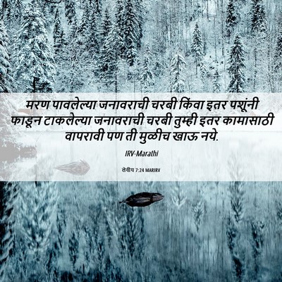 Picture 06 - लेवीय 7:24 MARIRV - मरण पावलेल्या - Bible Verse Picture