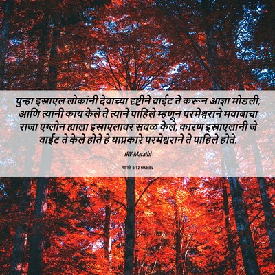 Picture 06 - शास्ते 3:12 MARIRV - पुन्हा इस्राएल - Bible Verse Picture