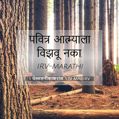 Picture 07 - 1 थेस्सलनीकाकरांस 5:19 MARIRV - पवित्र आत्म्याला - Bible Verse Picture