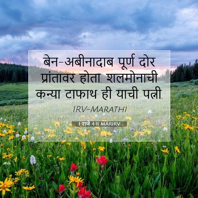 Picture 07 - 1 राजे 4:11 MARIRV - बेन-अबीनादाब - Bible Verse Picture
