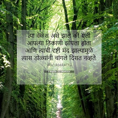 Picture 07 - 1 शमुवेल 3:2 MARIRV - त्या वेळेस असे - Bible Verse Picture