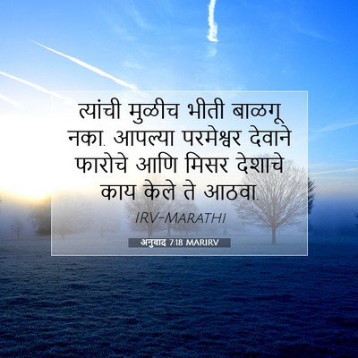 Picture 07 - अनुवाद 7:18 MARIRV - त्यांची मुळीच - Bible Verse Picture