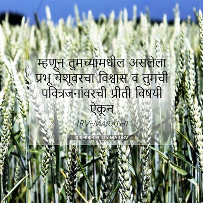 Picture 07 - इफिसकरांस 1:15 MARIRV - म्हणून - Bible Verse Picture
