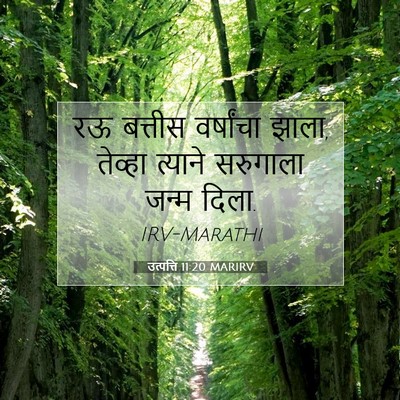 Picture 07 - उत्पत्ति 11:20 MARIRV - रऊ बत्तीस - Bible Verse Picture
