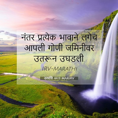 Picture 07 - उत्पत्ति 44:11 MARIRV - नंतर प्रत्येक - Bible Verse Picture