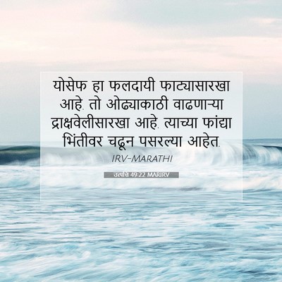 Picture 07 - उत्पत्ति 49:22 MARIRV - योसेफ हा फलदायी - Bible Verse Picture