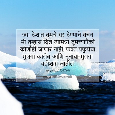 Picture 07 - गणना 14:30 MARIRV - ज्या देशात तुमचे - Bible Verse Picture