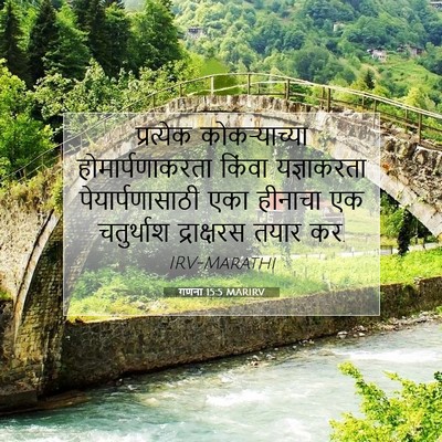 Picture 07 - गणना 15:5 MARIRV - प्रत्येक - Bible Verse Picture