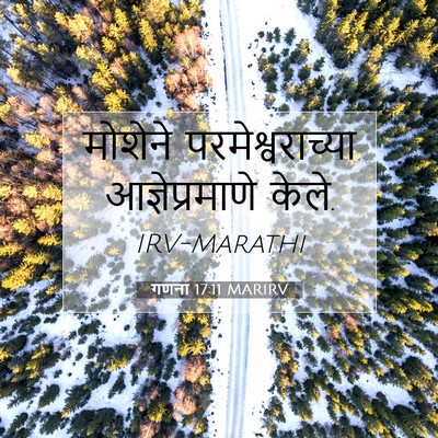 Picture 07 - गणना 17:11 MARIRV - मोशेने - Bible Verse Picture