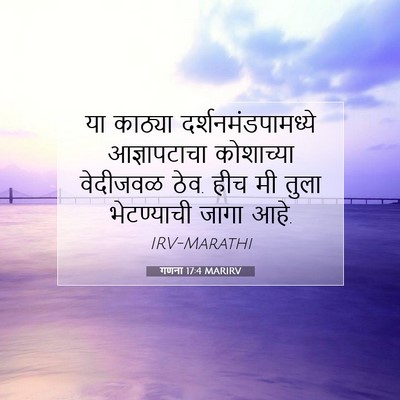 Picture 07 - गणना 17:4 MARIRV - या काठ्या - Bible Verse Picture