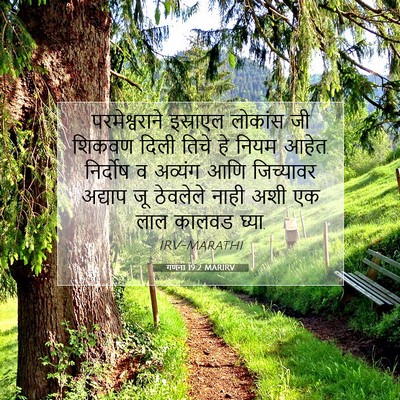 Picture 07 - गणना 19:2 MARIRV - परमेश्वराने - Bible Verse Picture
