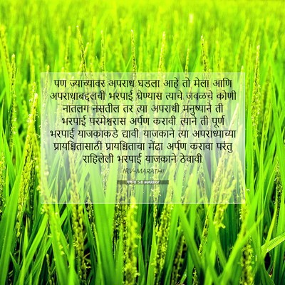 Picture 07 - गणना 5:8 MARIRV - पण ज्याच्यावर - Bible Verse Picture