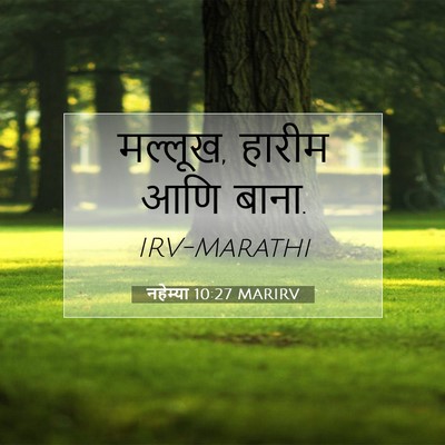 Picture 07 - नहेम्या 10:27 MARIRV - मल्लूख, हारीम आणि - Bible Verse Picture