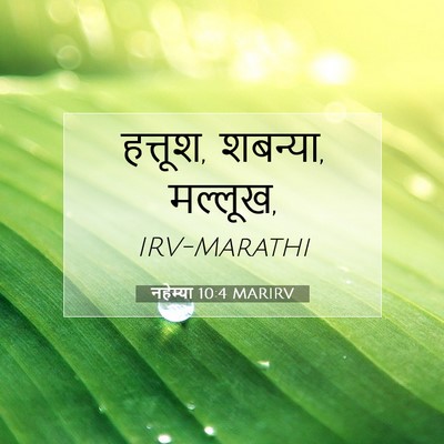 Picture 07 - नहेम्या 10:4 MARIRV - हत्तूश, शबन्या, - Bible Verse Picture