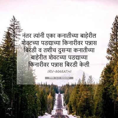 Picture 07 - निर्गम 36:17 MARIRV - नंतर त्यांनी एका - Bible Verse Picture