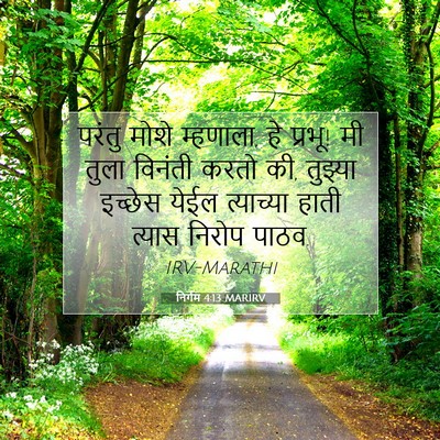 Picture 07 - निर्गम 4:13 MARIRV - परंतु मोशे - Bible Verse Picture