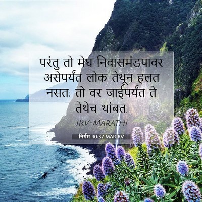 Picture 07 - निर्गम 40:37 MARIRV - परंतु तो मेघ - Bible Verse Picture