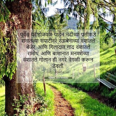 Picture 07 - यहोशवा 20:8 MARIRV - पूर्वेस यरीहोजवळ - Bible Verse Picture