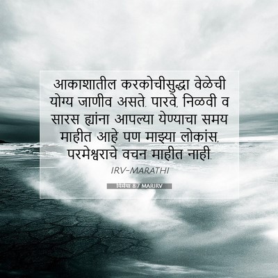 Picture 07 - यिर्मया 8:7 MARIRV - आकाशातील - Bible Verse Picture