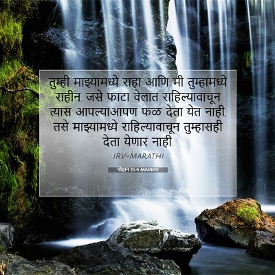 Picture 07 - योहान 15:4 MARIRV - तुम्ही - Bible Verse Picture